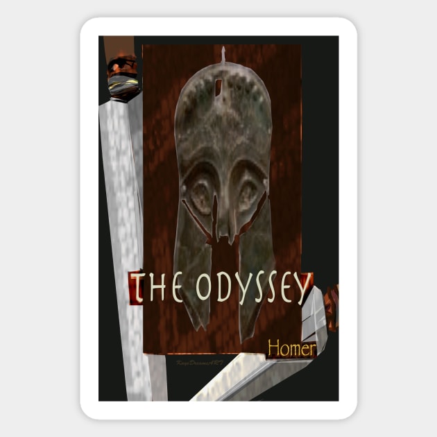 The Odyssey Warrior Sticker by KayeDreamsART